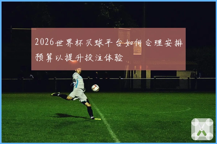 2026世界杯买球平台如何合理安排预算以提升投注体验